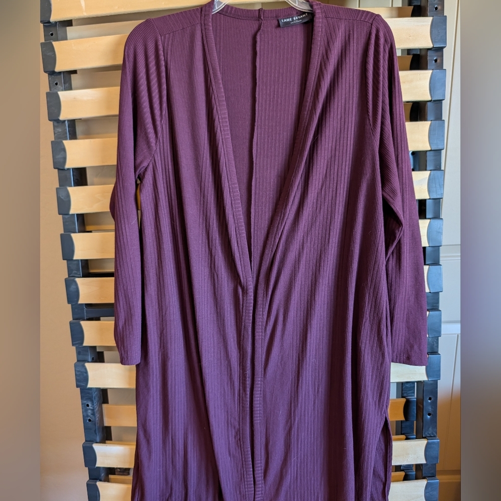 Lane Bryant Plum Knit Top